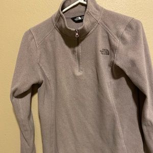 Mauve Purple North Face pullover jacket